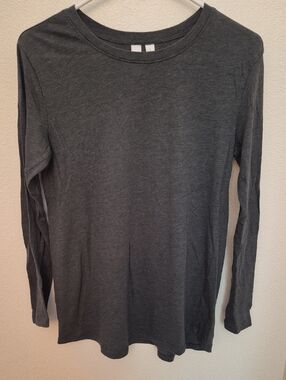 bp Long Sleeve Tee in Charcoal Gray
